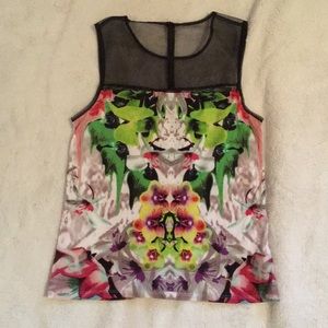 Floral Sleeveless Top